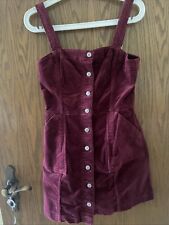 Trägerkleid cord weinrot gebraucht kaufen  Schwandorf