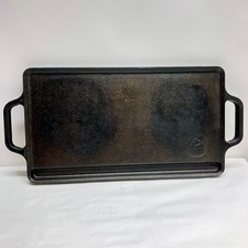 Grelha/chapa de ferro fundido temperado reversível Ozark Trail Lg 16,5x9 acampamento pesado comprar usado  Enviando para Brazil