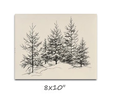 Snowy pine tree for sale  Addison