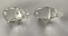 Set handblown clear for sale  South Bend