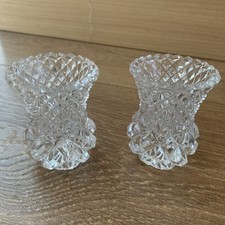 Cut glass candle for sale  GRAVESEND