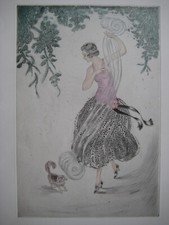 Gravure originale style d'occasion  Paris XII