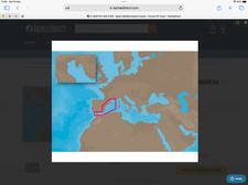 Map 2012 medterranean for sale  RYDE