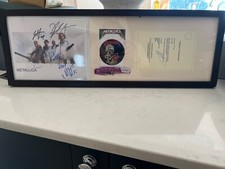 metallica autographed for sale metallica autographed for sale LEEDS
