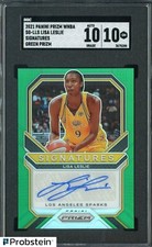 2021 Panini Green Prizm WNBA Lisa Leslie SGC 10 com 10 AUTO comprar usado  Enviando para Brazil