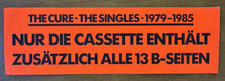 SUPER RARE UNUSED GERMAN RECORD STORE WINDOW STICKER -26x8CM -  THE CURE (1986) comprar usado  Enviando para Brazil