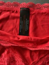 Red silky knickers for sale  LEVEN