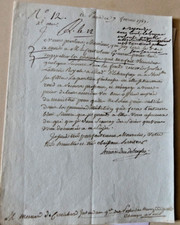 1787 lettre maréchal d'occasion  Morestel