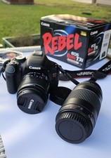 Kit de Câmera Digital SLR Canon EOS Rebel T3i 18.0MP - Lente Preta 18-55mm e 75-300m comprar usado  Enviando para Brazil