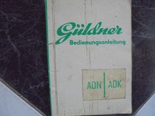 Güldner bedienungsanleitung d gebraucht kaufen Güldner bedienungsanleitung d gebraucht kaufen  Deutschland