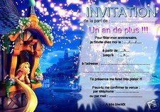 Cartes invitation anniversaire d'occasion  Lapalud
