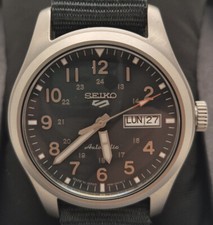 Relógio masculino automático SEIKO 5 esportes azul escuro pulseira NATO Leia a descrição comprar usado  Enviando para Brazil