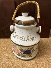 Pot cornichons vintage d'occasion  Laon