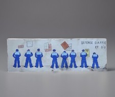 Antique gouache painting d'occasion  Expédié en Belgium