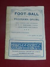 Programa Oficial FC Barcelona - Crook-Town Inglés - Civil Cervice 1921 comprar usado  Enviando para Brazil