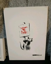 Dismaland canvas banksy for sale  KIDDERMINSTER