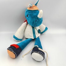Doudou rhinocéros bleu d'occasion  Le Portel
