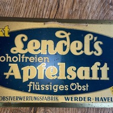Altes blechschild lendels gebraucht kaufen  Leipzig