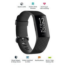 Novo Google Fitbit Charge 4 rastreador preto fitness e atividade - com bandas L e S comprar usado  Enviando para Brazil