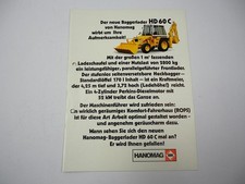 Prospekt hanomag hd60c gebraucht kaufen Prospekt hanomag hd60c gebraucht kaufen  Merseburg