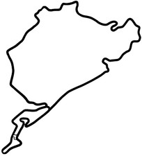 Nordschleife Nürburgring Aufkleber Auto Sticker m327 comprar usado  Enviando para Brazil