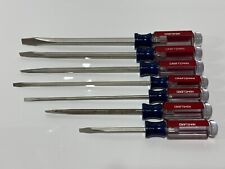 Usado, NOVO Craftsman USA (WF) 7 peças conjunto de chaves de fenda ponta plana, novo-antigo estoque (NOS) comprar usado  Enviando para Brazil