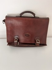Strong leather briefcase for sale  NEWCASTLE