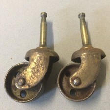 Pair antique castors for sale  LINCOLN