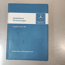 Tabellenbuch mercedes benz gebraucht kaufen  Essen