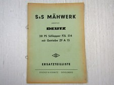 Mähwerk deutz schlepper gebraucht kaufen  Merseburg