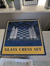 Vintage glass chess for sale  YORK