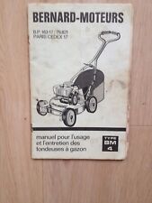 Moteurs bernard tondeuse d'occasion  Villeneuve-la-Guyard