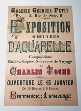 Rare affiche exposition d'occasion  Cholet