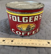 Folgers coffee tin for sale  Longview