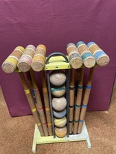 Vintage hardwood croquet for sale  Snellville