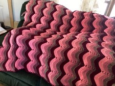 Chair throw afghan for sale  Seven Valleys