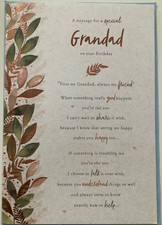 Grandad birthday card for sale  LOUTH