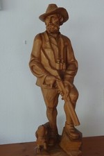 Große holzfigur jäger gebraucht kaufen  Gablingen