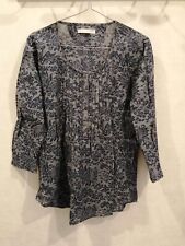 Tunique bleue coton d'occasion  Bourg-de-Thizy