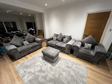 Stylish grey sofa for sale  LONDON