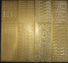 Sticker texte gold gebraucht kaufen  Bremen