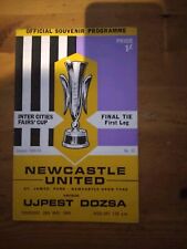 Newcastle united ujpest for sale  WALTHAM ABBEY