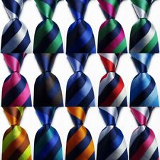 Usado, Nova gravata masculina clássica listrada tecido jacquard 100% seda comprar usado  Enviando para Brazil
