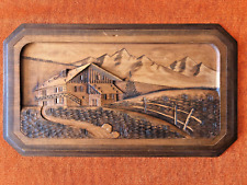 Tableau sculpté bois d'occasion  Velleron