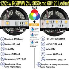 Strip rgbww 24w usato  Italia