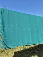 Turquoise saree without for sale  WESTCLIFF-ON-SEA
