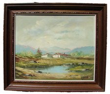 Vtg oil painting for sale  Grand Junction