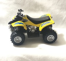Sport Smart ATV Amarillo Motocicleta Kinsfun Juguete Modelo Diecast Pull and Go Acción segunda mano  Embacar hacia Mexico