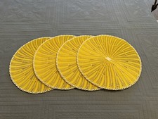 Yellow faux wicker for sale  North Richland Hills
