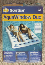 Colchão inflável duplo Solstice 16151SF janela aquática + tapete individual bônus testado comprar usado  Enviando para Brazil